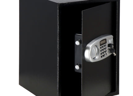 Metalen Kluis - Muur- &amp; Vloermontage - Cijferslot &amp; Sluitel - Inclusief reservesleutel - 50 x 35 x 36 cm