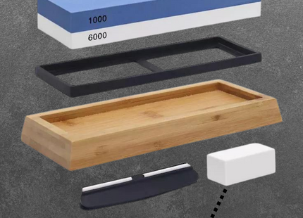 Wetsteen | Messenslijper | Slijpsteen voor messen | Korrel 1000/6000