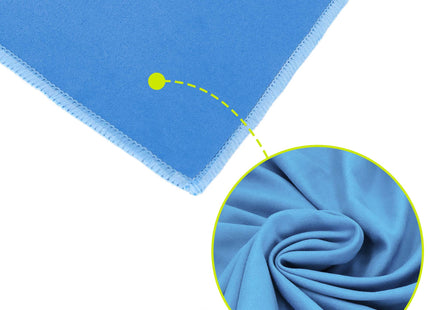 Strandlaken | Badlaken | Sneldrogend | Strandhanddoek | Microvezel | 150x80 cm | Blauw