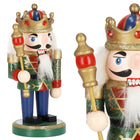 Notenkraker Kerst | Houten Soldaat | Kerstversiering | Multicolor | 15,5 cm