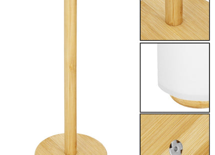 Keukenrolhouder | Keukenrol | 33 cm | Naturel