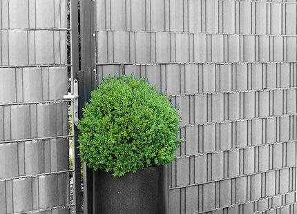 Vlechtband | Privacyfolie | Vlechtband Voor Tuinafsluiting | PVC | 35 m | 450 g/m² | Grijs
