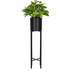 Staande Plantenbak | Plantenbakken | Metaal Zwart | 74 cm