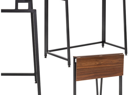Bureau – Werkbureau – Computer Bureau – Bureautafel – Opklapbaar –  80 X 75 X 40 CM – 30 Kg - Hout - Metaal