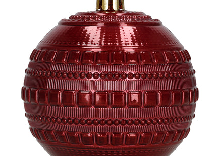 Kerstballen | 18 Stuks | Paars |  Bordeauxrood | Mat | Glanzend | Glitter