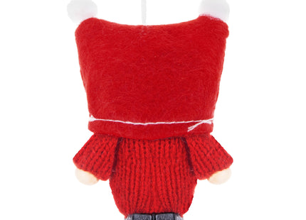 Kerstkabouter -  Kersthanger - Kerstdwerg - Kerstversiering - Rood - 8 cm