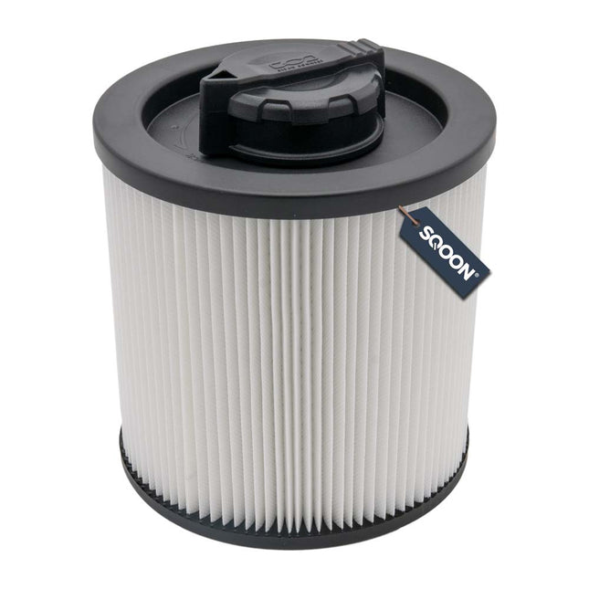 SQOON® Cilinderfilter Geschikt voor DeWalt 23–61L Stofzuigers – Vervangt DXVC6910