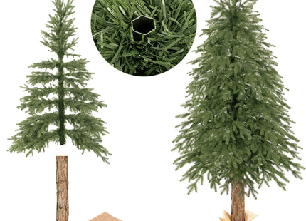 Kunstkerstboom | FIR Deluxe PE Op Stam | 180 cm | Zonder Verlichting