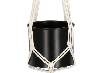 Plantenhanger | Plantenhanger Macrame | 100 cm | Wit