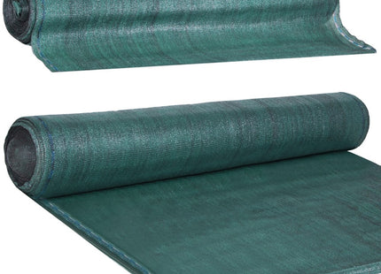Zichtbreeknet | Zichtdoek | Privacynet | Schaduwdoek | Rol 1,5 x 10 m | 63 % Schaduw | 65g/m² | Groen