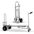 Steekwagen - 3 in 1 - Staal - 300 KG Draagvermogen - Transportwagen - Plateauwagen - TUV -  Steekkar - Trolley - Transport - Zilver