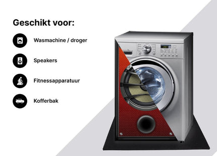 Anti Trillingsmat Wasmachine en Wasdroger | Trillingsdemper | 60 x 60 X CM