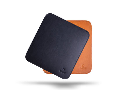 Leren Muismat - 30 x 30 CM - Zwart