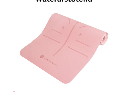 Yoga Mat | Extra Dik (6 mm) | Roze