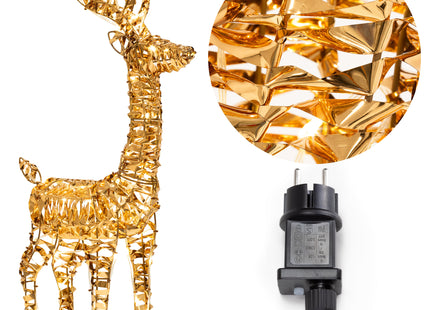 Rendier | Tuindecoratie  | 80 LED Lampjes | Warm Wit