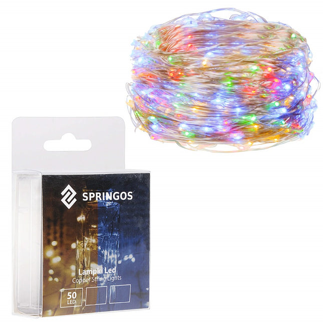 Kerstverlichting | 4.9 m | Batterij | 50 LED | Multicolor