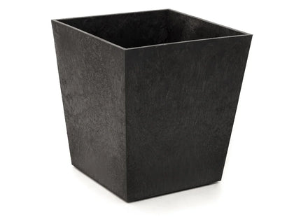 Bloempot  - Voor Binnen en Buiten - 100% Gerecycleerd Rubber - Onbreekbaar - 30 x 30 x 33 CM - Zwart