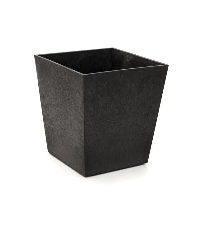 Bloempot  - Voor Binnen en Buiten - 100% Gerecycleerd Rubber - Onbreekbaar - 30 x 30 x 33 CM - Zwart