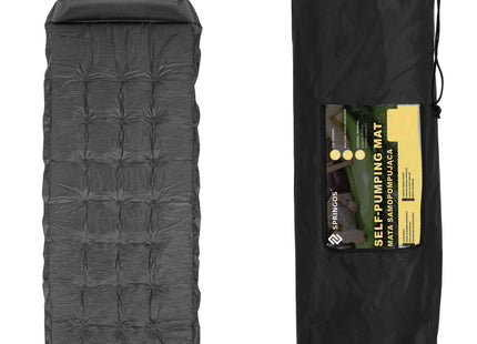 Slaapzak Kamperen - 188 x 66 cm - Dekenmodel - Inc. Draagtas - 8 t/m 20°C - Antraciet