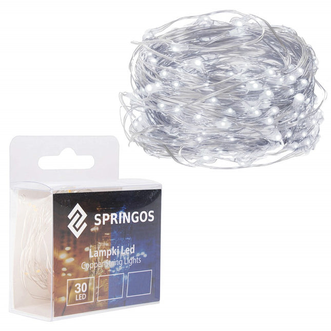 Kerstverlichting | 2.9 m | Batterij | 30 LED | Koel Wit