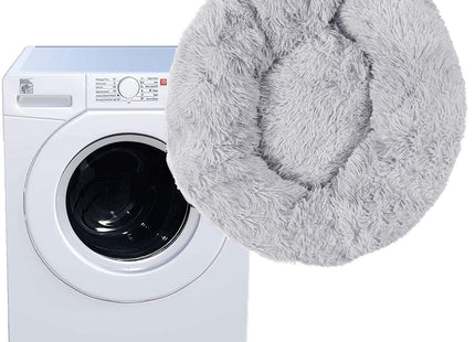 Hondenmand Donut | 90 cm | Grijs