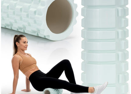 Actiget® Foam roller - Triggerpoint massage - Massage roller - 33 CM - Medium Hard - Mint