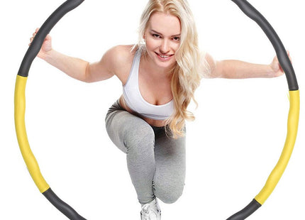 Fitness Hoelahoep | 83 cm | Geel/Grijs