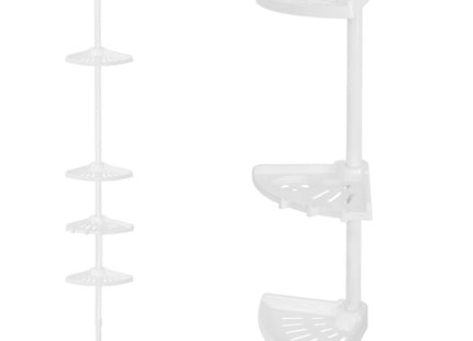 Douche Rek | Uitschuifbaar Van 110-255 CM | Wit