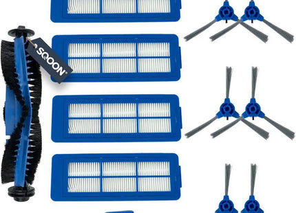 SQOON®  Onderhoudsset Geschikt voor Eufy RoboVac G10 / G20 / G30 Serie – 12-delig