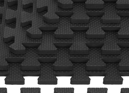Puzzelmat | Fitness Vloer | Fitnessmat | Fitnesstegels | 60 x 60 cm | Set van 4 | EVA-schuim