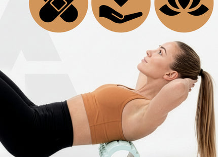 Actiget® Foam roller - Triggerpoint massage - Massage roller - 33 CM - Medium Hard - Mint