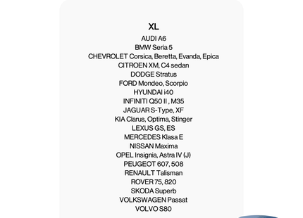 CarPassion Premium Autohoes Sedan - Beschermhoes - Waterdicht & Vorstbestendig - Maat XL - Blauw - Lengte 472 - 500 cm