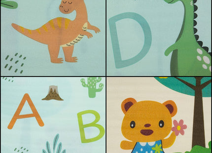 Speelmat | Speelkleed Foam | Opvouwbaar | Dieren | Dinosaurussen | Letters | Maat in Centimeters | 180 x 200 cm