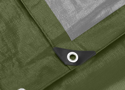 Afdekzeil | Dekzeil | Zeildoek | Waterdicht | PVC | 3 x 3 m | 120 g/m2 | Groen