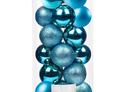 Kerstballen | 20 Stuks | 4 cm | Blauw