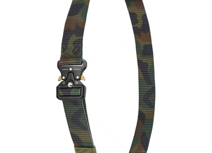 Riem - Buidel set - Polyester - Ritssluiting - Militair - camouflagegesp - Groen - 125 cm