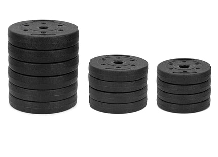 Dumbellset - Verstelbare Kettlebel - 30 KG - Trainings Set - Halter Verlengstuk - Verstelbaar - Complete Set - Thuis Sporten - Zwart