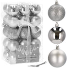 Kerstballen | 30 Stuks | 3 cm | Zilver