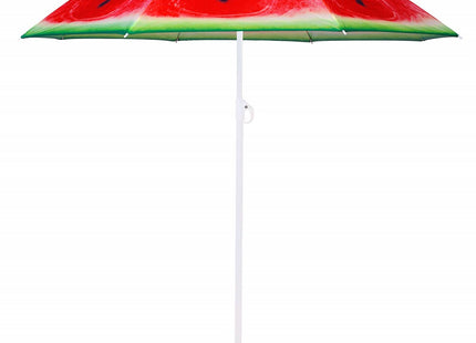 Parasol | Strand Parasol | Parasols | Opvouwbaar | Kantelbaar | 180 cm | Rood/Groen