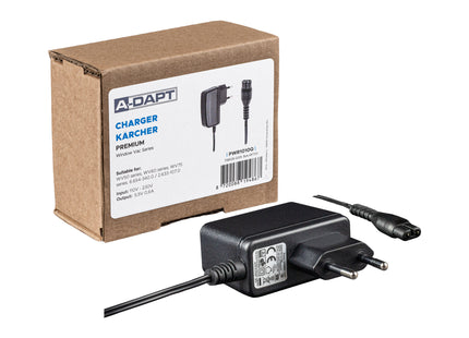 A-DAPT - Adapter geschikt voor Karcher (Kaercher) WindowVac series oplader - als origineel
