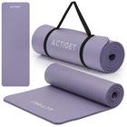 Actiget® Yogamat - Extra Dik - Inclusief Draagriem - 183 x 61 x 1,5 CM - Paars