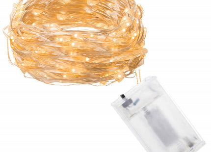 Draadverlichting Kerstverlichting | 4.9 m | Waterdicht | Op Batterij | LED-Verlichting | Warm Wit