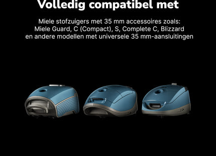 SQOON® Serviceset geschikt voor Miele stofzuigers - Gelijk aan model: 10275580 / 9442601 / 5269091 - Vervanging voor zuigbuis en pistoolgreep met klikvergrendeling