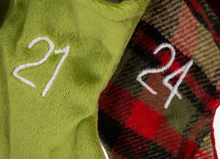 Adventskalender | 24 lades | Hout | Kerstsokken