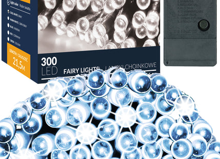 Kerstboom Verlichting | 21 m + 1.5 m Snoer | 300 LED | Koel Wit