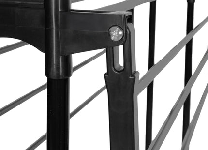 Wasrek - Droogtoren - Droogrek - 4 - Etages - Inklapbaar - Inclusief- Wielen - Draaibaar - 180x75,5x49 cm