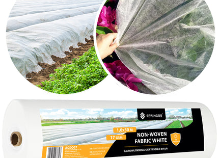 Vliesdoek - Vliesdoek Plantenbescherming - 70 G/M2 - 50 x 1.6 M