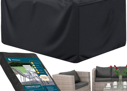 Tuinmeubelhoes - Waterdicht - Hoes - Polyester -  152 x 104 x 71 cm - Zwart
