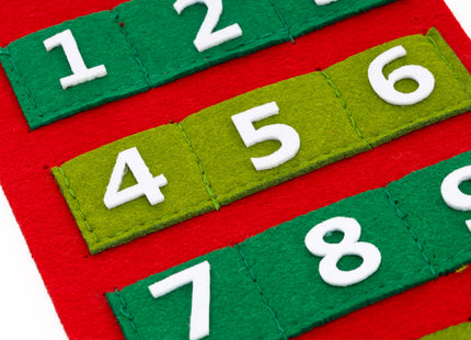 Adventskalender | 24 lades | Vilt | Kerstman