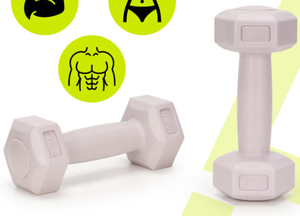 Dumbbell Set - 0.5 KG - Lichtroze - Oefengewichten